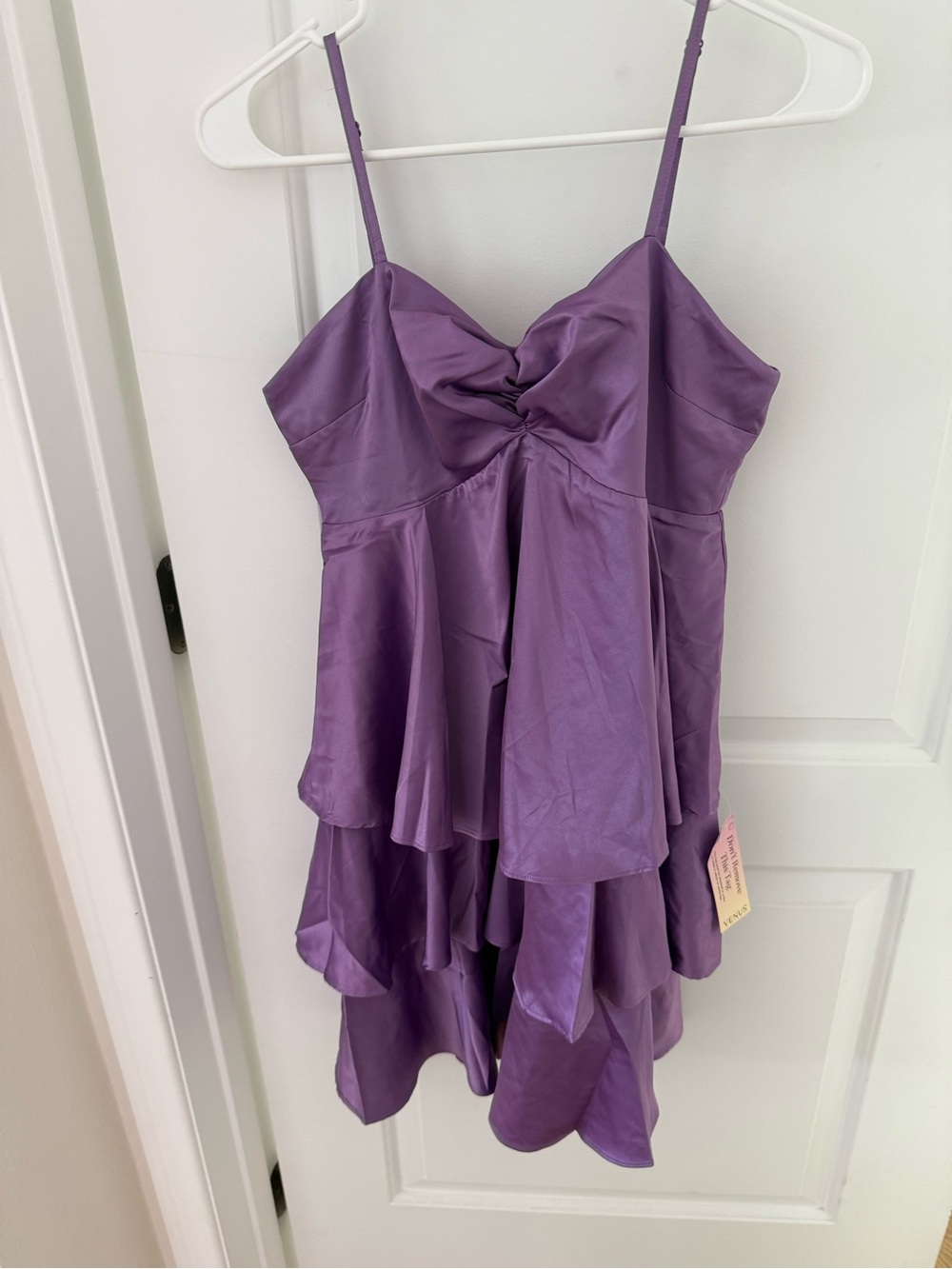 VENUS Purple Tiered Ruffle Formal Dress for Girls